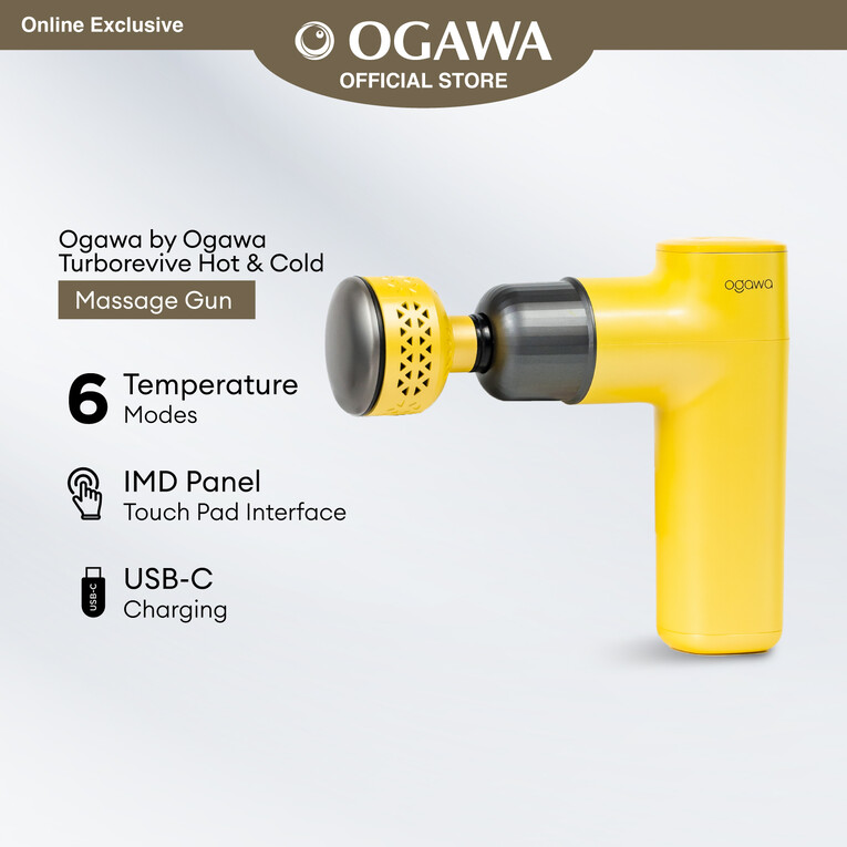 [Shop.com] [New Arrival 2024] ogawa by OGAWA TURBOREVIVE Hot & Cold Massage Gun*